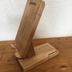スマ―トフォンの特等席です:  木製スマホスタンド