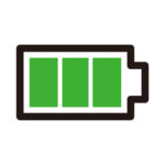 バッテリー充電完了サイン
