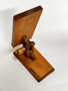 木製角度調整スマホスタンド